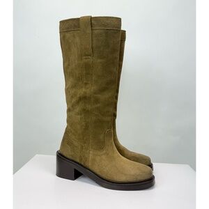Frye Kate Suede Boot Nutmeg Sz 6